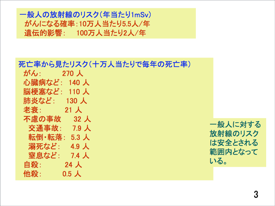 リスク から考える放射線 柴田德思氏 エネ百科 きみと未来と